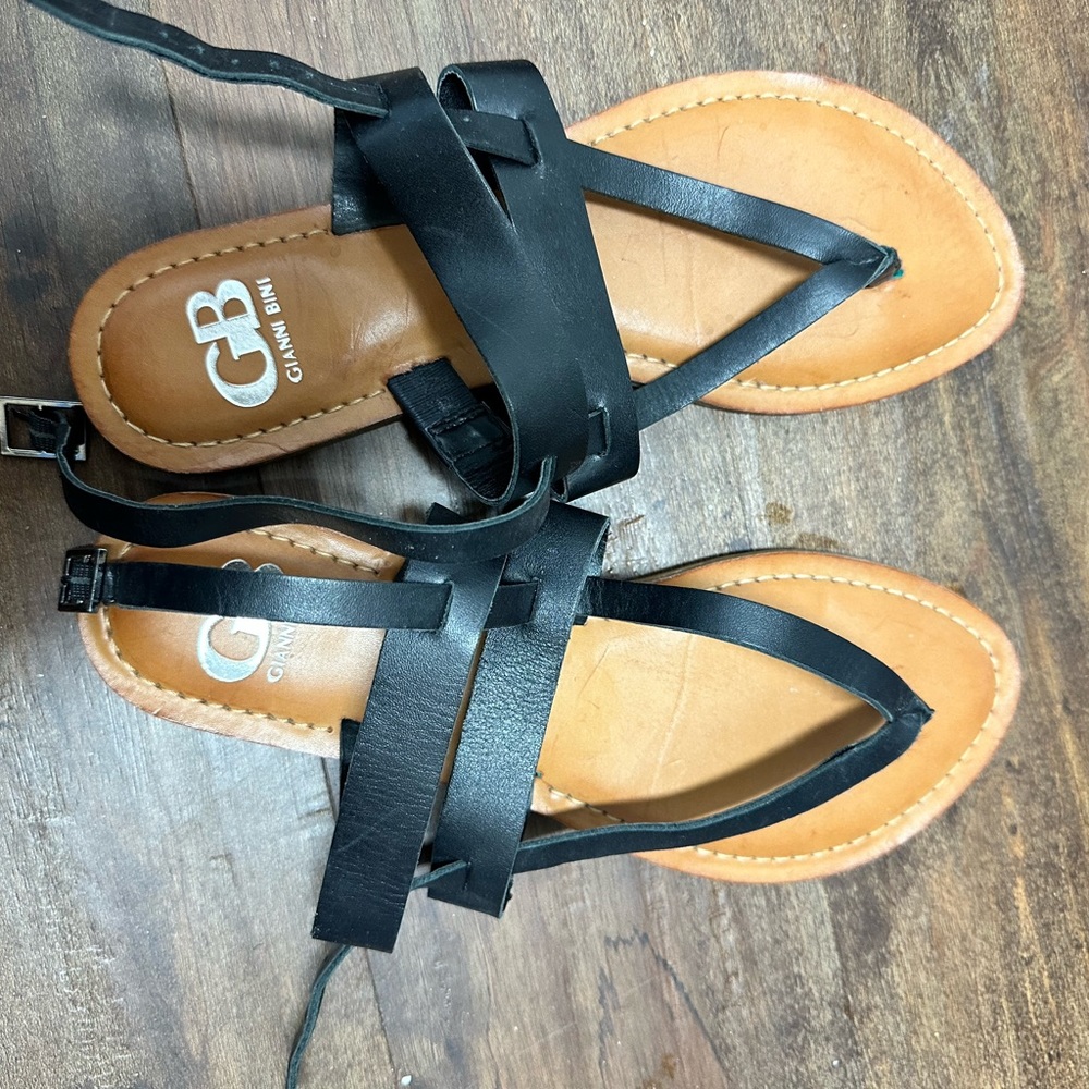 New Gianni bini gb leather sandals